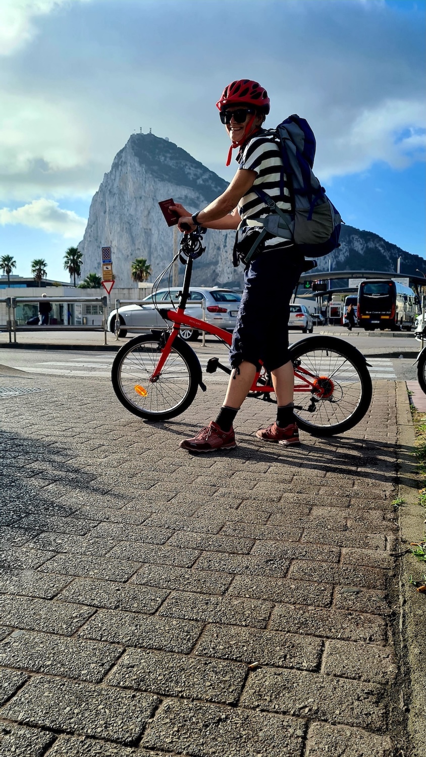 Mit dem Klapprad über die Grenze